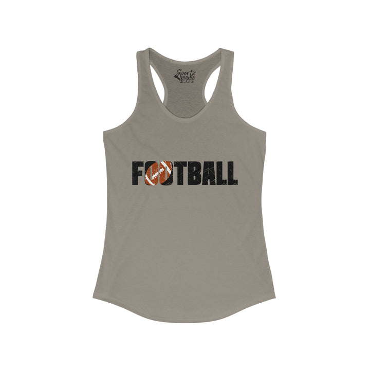 Football Adult Women's Racerback Tank