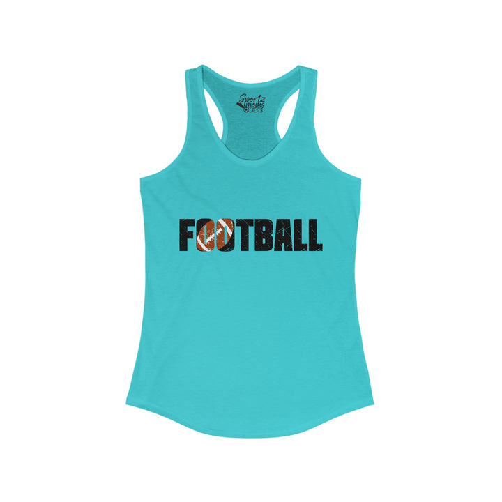 Football Adult Women's Racerback Tank