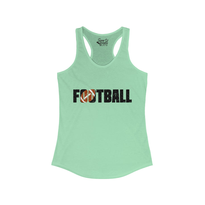 Football Adult Women's Racerback Tank
