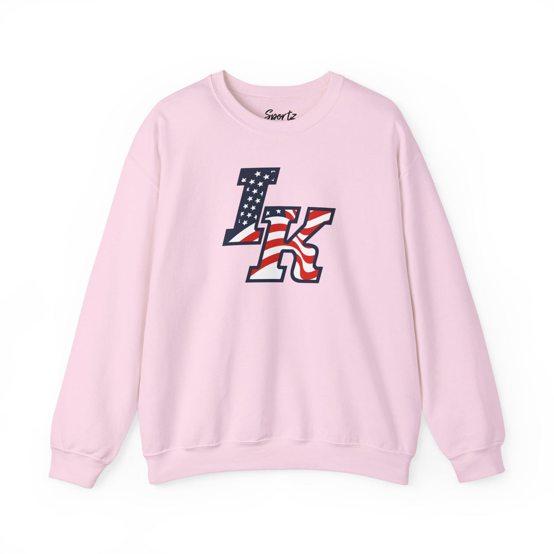 Iron Knights Adult Unisex Crewneck Sweatshirt W/Flag Logo Only