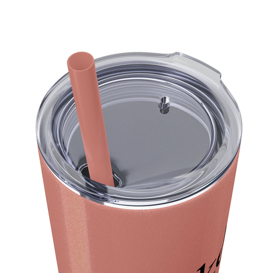 Weekends Coffee & Hockey 20oz Skinny Tumbler with Straw in Matte or Glossy