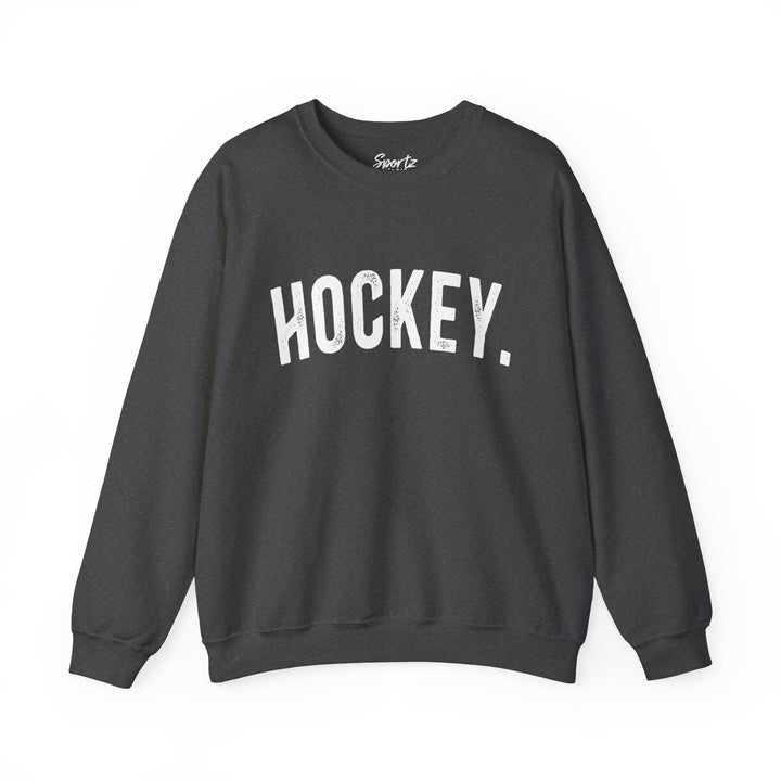 Rustic Design Hockey Adult Unisex Crewneck Sweatshirt
