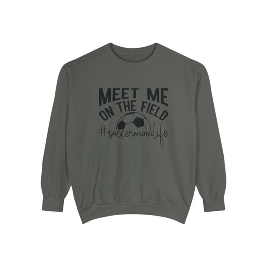 Meet Me on the Field Soccer Adult Unisex Premium Crewneck Sweatshirt