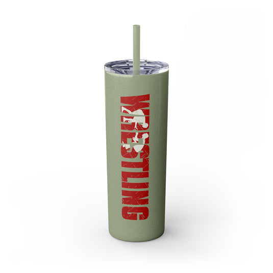 Wrestling 20oz Skinny Tumbler