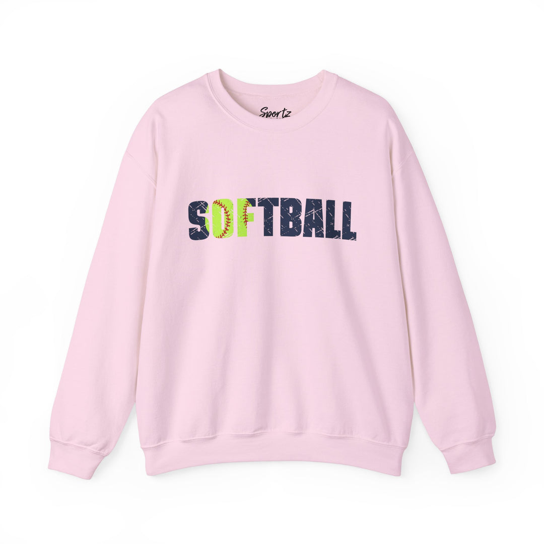 Softball Adult Unisex Crewneck Sweatshirt