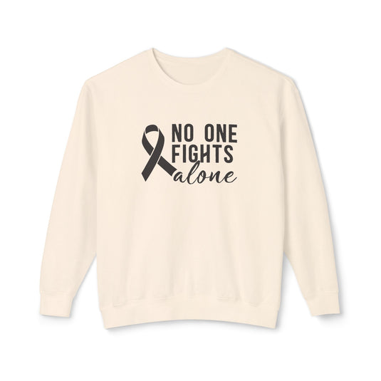 No One Fights Alone Adult Unisex Premium Crewneck Sweatshirt