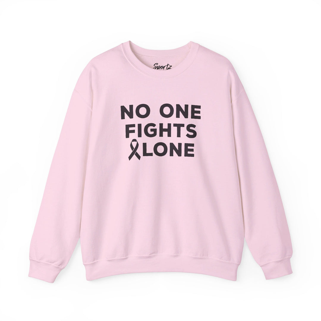 No One Fights Alone Adult Unisex Crewneck Sweatshirt