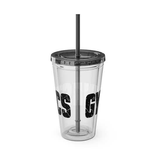 Gymnastics 16 oz Sunsplash Tumbler with Straw