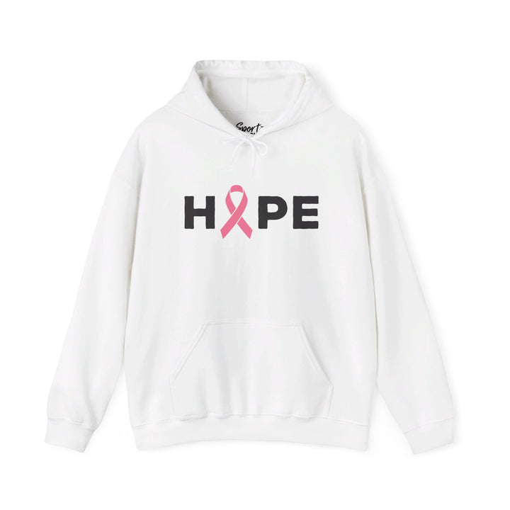 Hope Cancer Ribbon Adult Unisex Hooded Sweatshirt