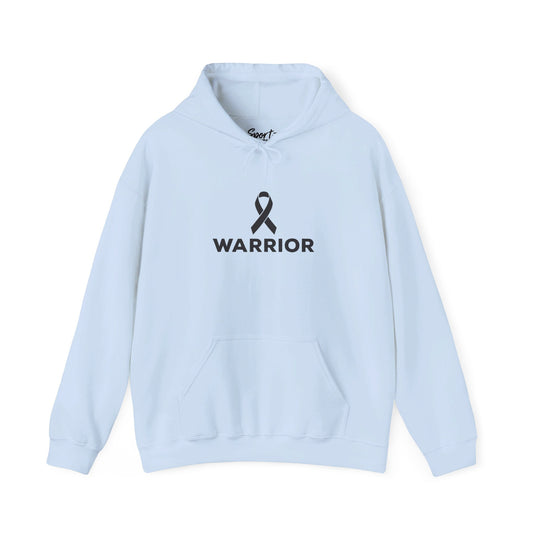 Cancer Ribbon Warrior Adult Unisex Basic Hooded Sweatshirt