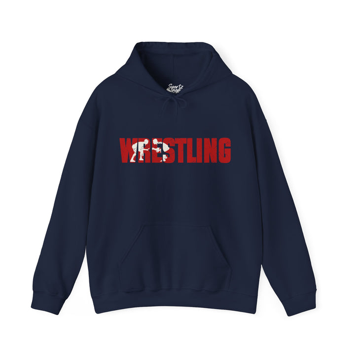 Wrestling Adult Unisex Hooded Sweatshirt