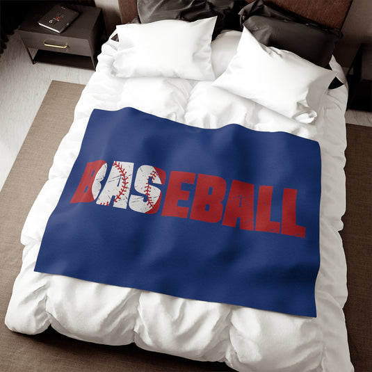 Baseball Sweatshirt Blanket