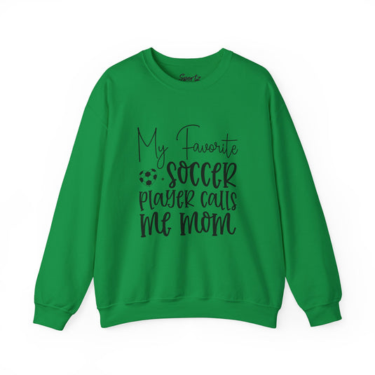 My Favorite Soccer Player Adult Unisex Basic Crewneck Sweatshirt