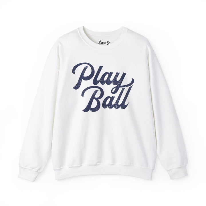 Play Ball Baseball Adult Unisex Crewneck Sweatshirt