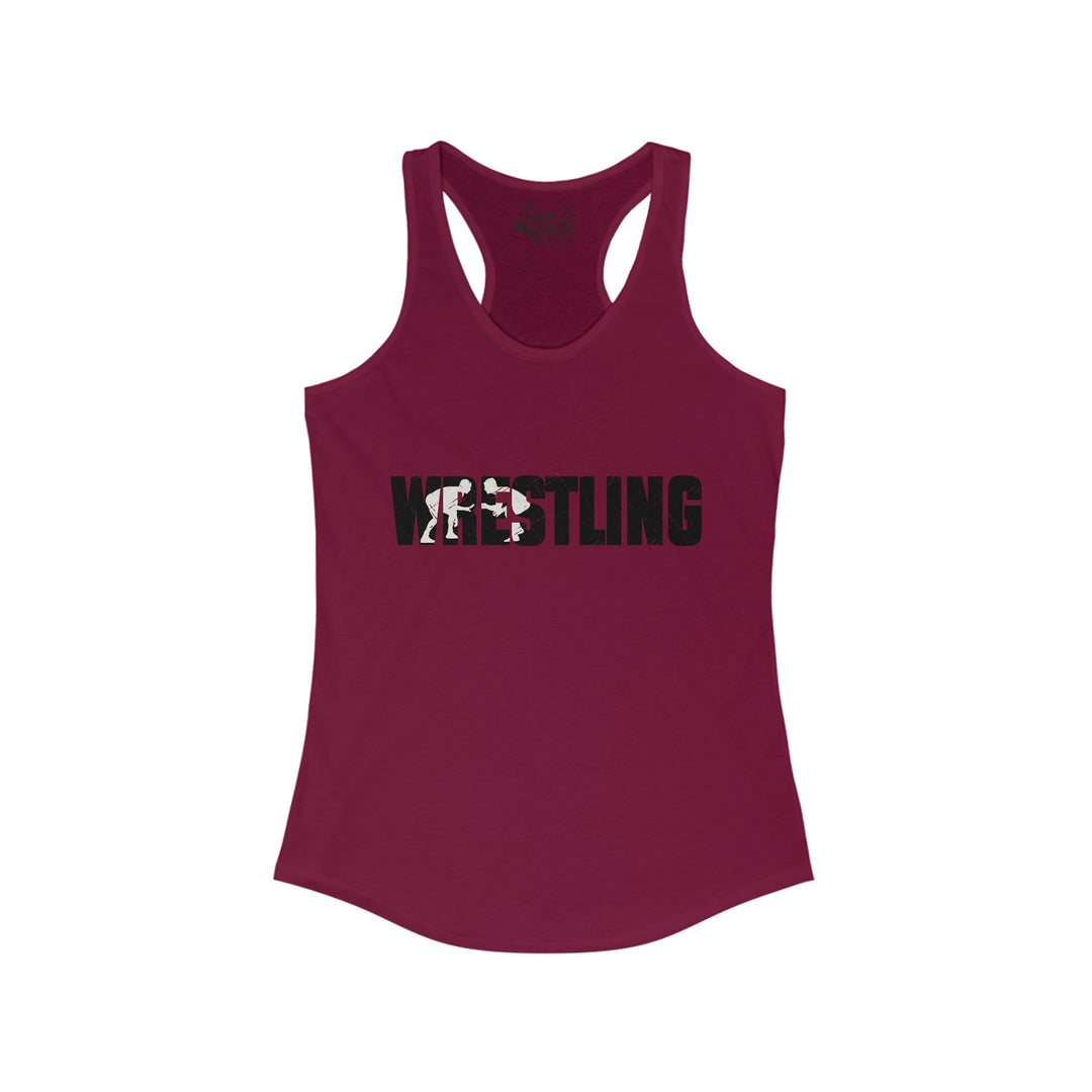 Wrestling Adult Women's Racerback Tank