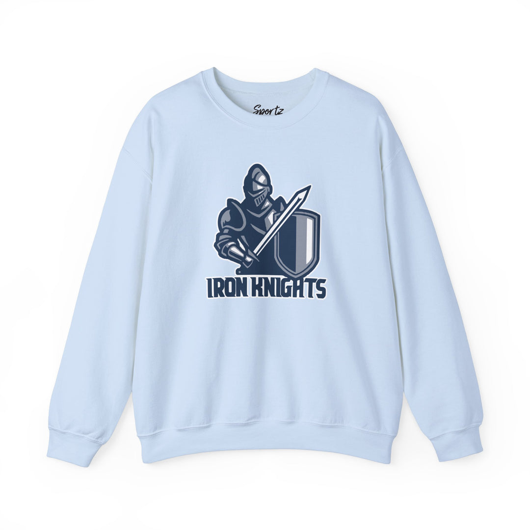 Iron Knights Adult Unisex Crewneck Sweatshirt W/Knight Logo Only