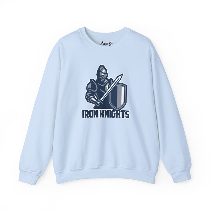 Iron Knights Adult Unisex Crewneck Sweatshirt W/Knight Logo Only