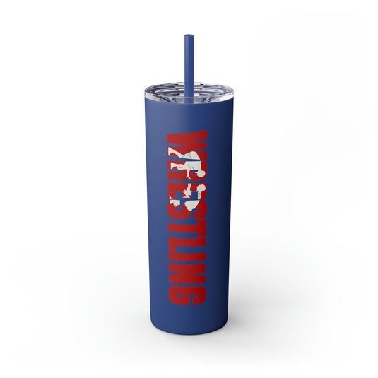 Wrestling 20oz Skinny Tumbler