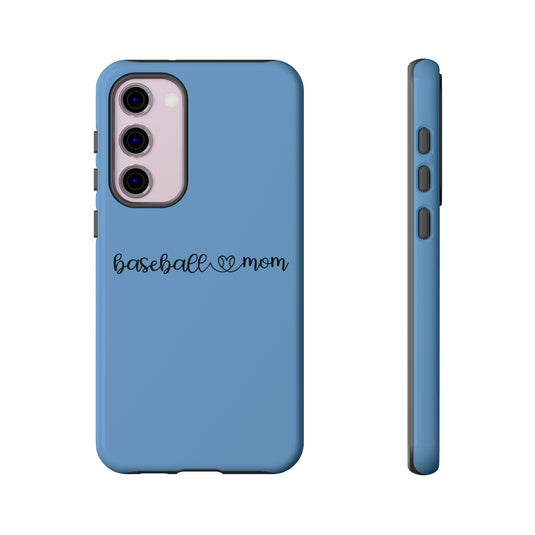 Baseball Mom Phone Case with Heart