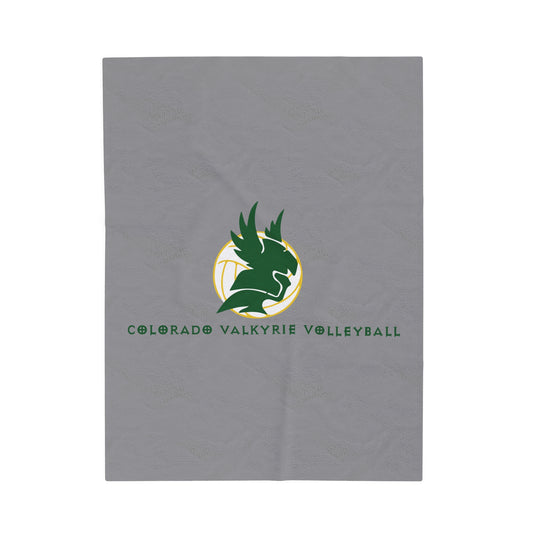 Colorado Valkyrie Volleyball Club Velveteen Plush Blanket