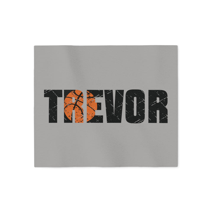 Basketball Sweatshirt Blanket w/Custom Name