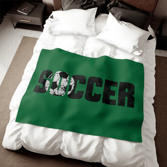 Soccer Sweatshirt Blanket