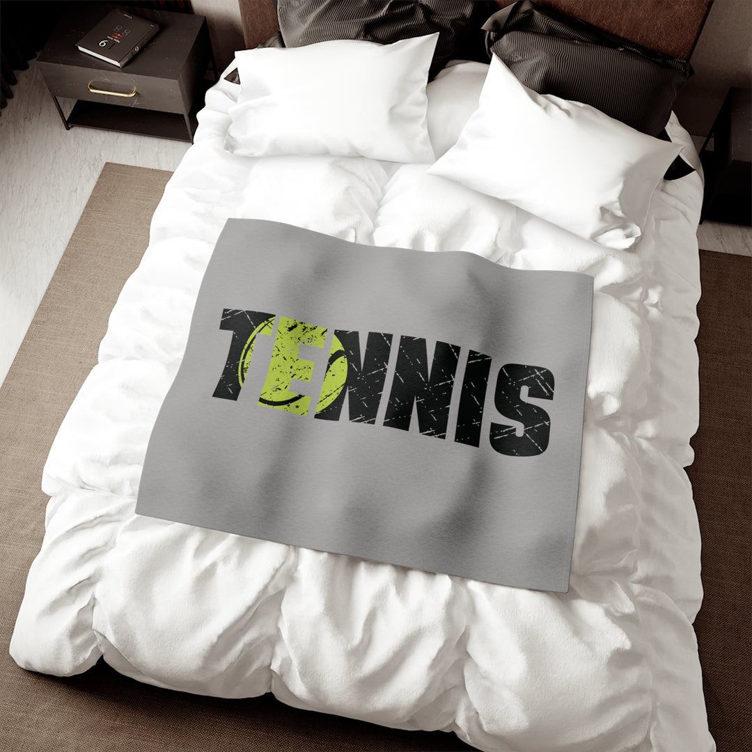 Tennis Sweatshirt Blanket