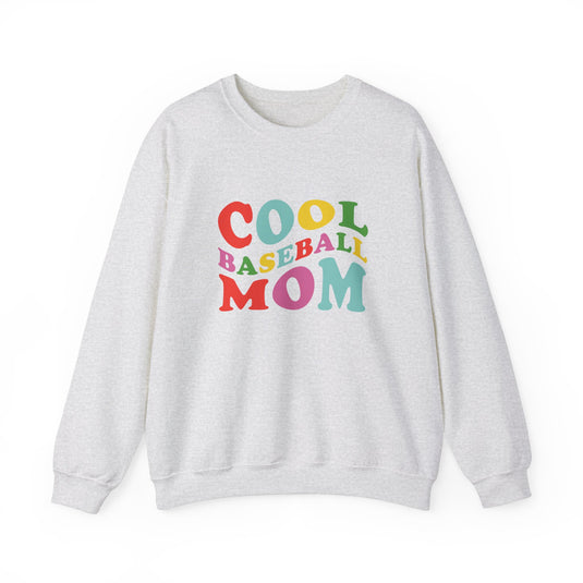 Cool Baseball Mom Adult Unisex Basic Crewneck Sweatshirt