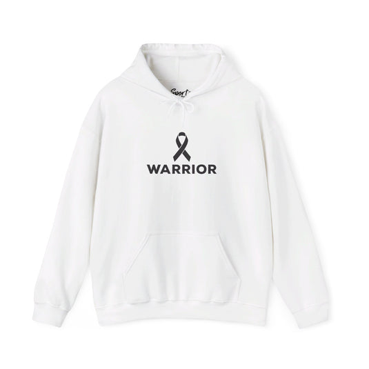 Cancer Ribbon Warrior Adult Unisex Basic Hooded Sweatshirt