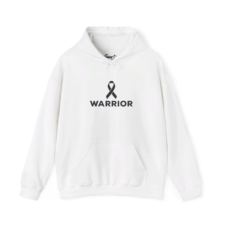 Cancer Ribbon Warrior Adult Unisex Hooded Sweatshirt