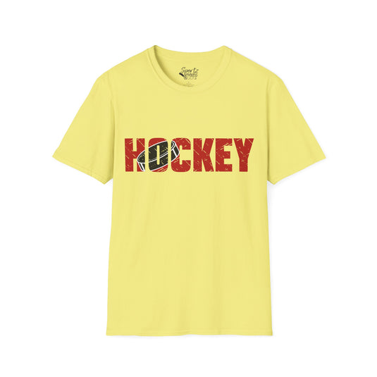 Hockey Adult Unisex Basic T-Shirt