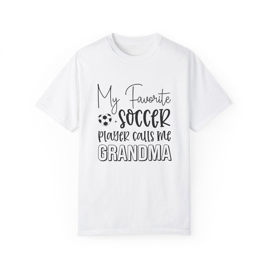 My Favorite Soccer Player (Grandma Version) Adult Unisex Premium T-Shirt