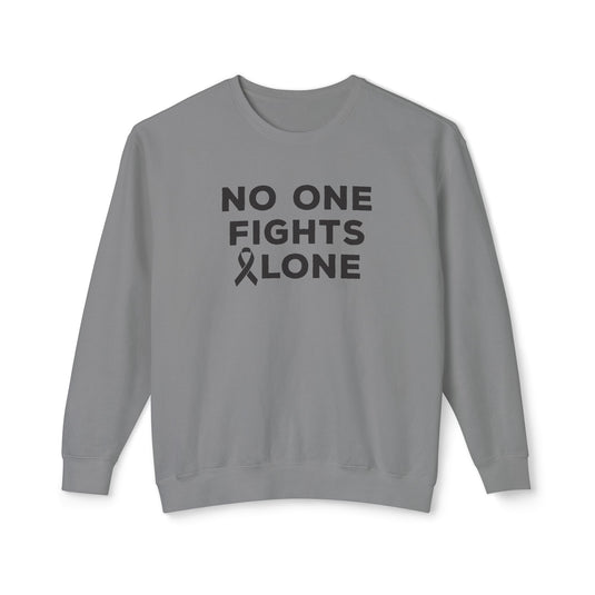 No One Fights Alone Adult Unisex Premium Crewneck Sweatshirt