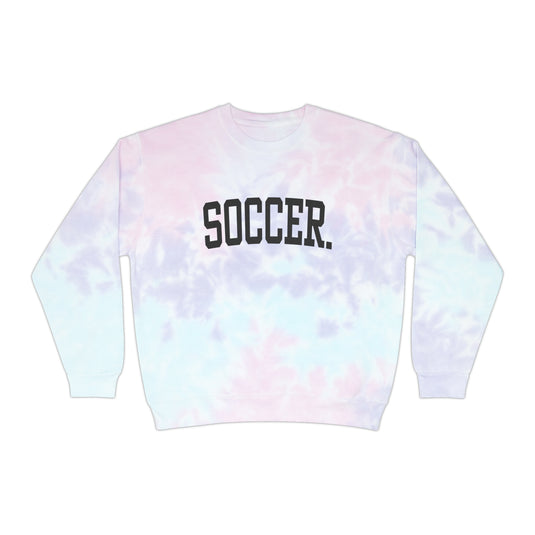 Tall Design Soccer Adult Unisex Tie-Dye Crewneck Sweatshirt