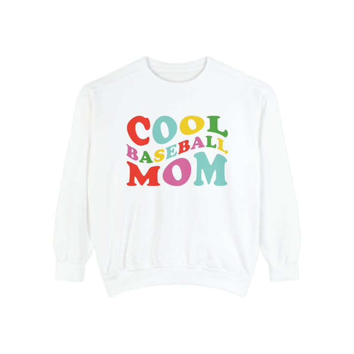 Cool Baseball Mom Adult Unisex Premium Crewneck Sweatshirt