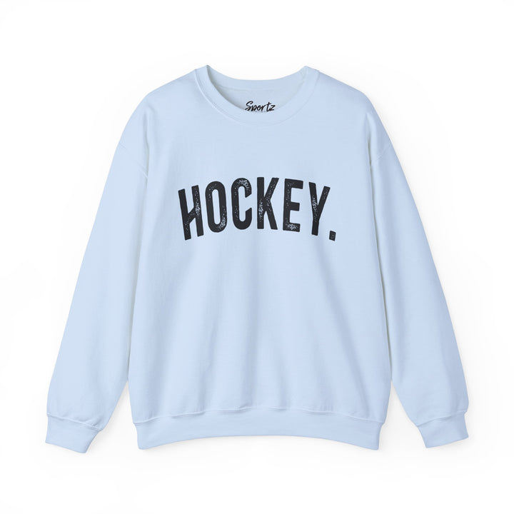 Rustic Design Hockey Adult Unisex Crewneck Sweatshirt
