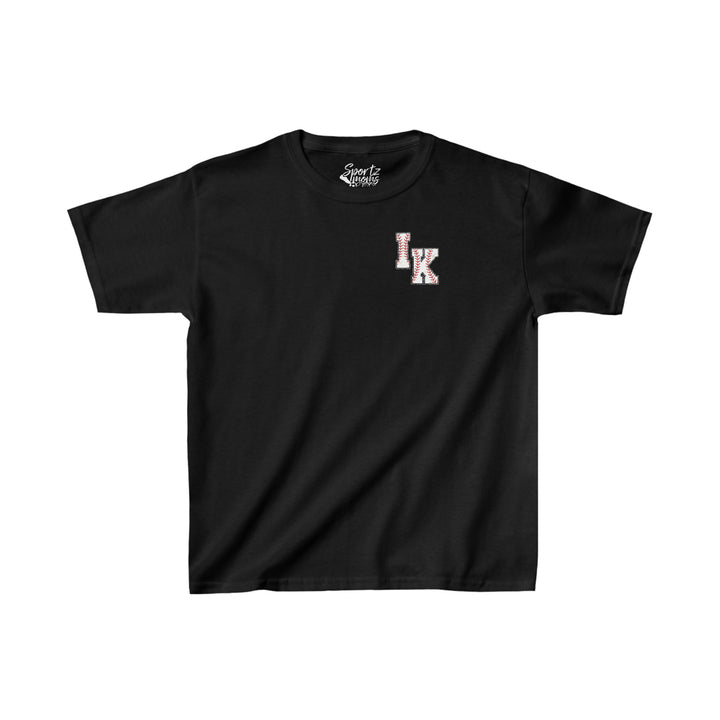 Iron Knights Youth Unisex T-Shirt w/Flag Design & Name and Number on Back