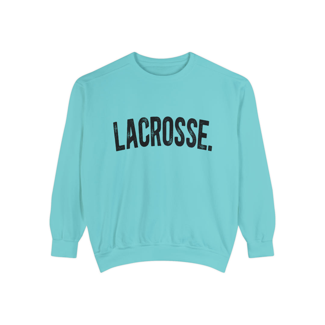 Rustic Design Lacrosse Adult Unisex Premium Crewneck Sweatshirt