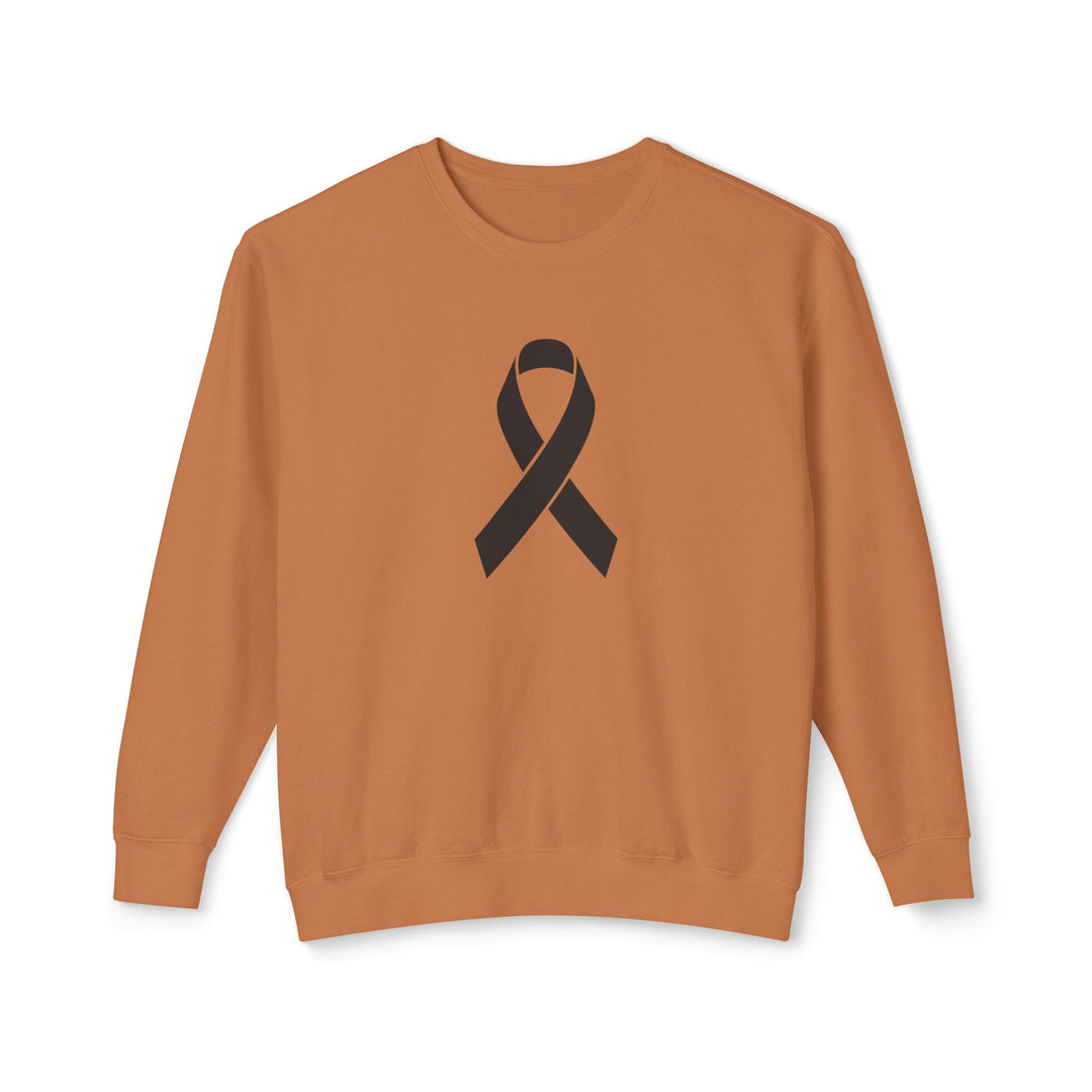 Cancer Ribbon Adult Unisex Premium Crewneck Sweatshirt