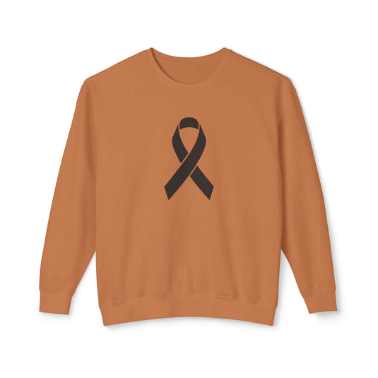 Cancer Ribbon Adult Unisex Premium Crewneck Sweatshirt