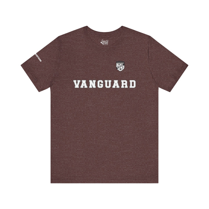 College Station Soccer Club Vanguard Unisex Adult T-Shirt w/ Logo on Left Chest