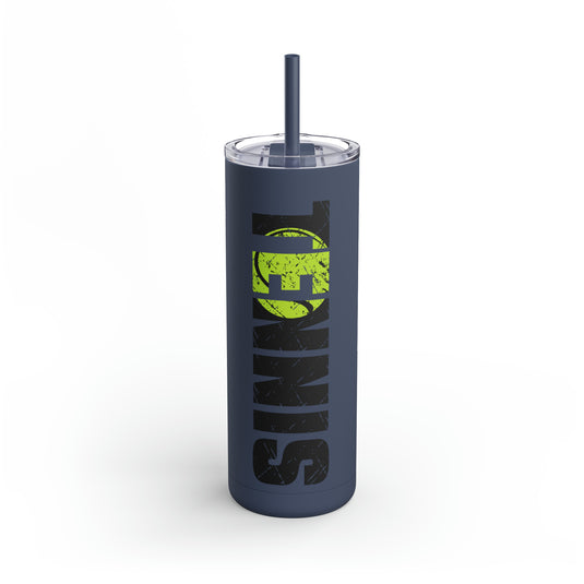 Tennis 20oz Skinny Matte Tumbler