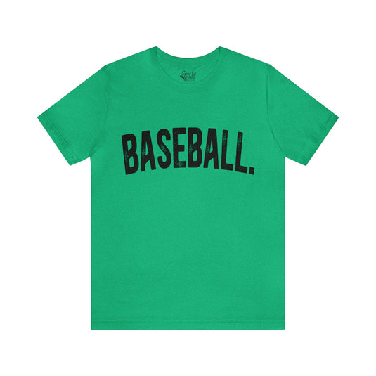 Rustic Design Baseball Adult Unisex Mid-Level T-Shirt