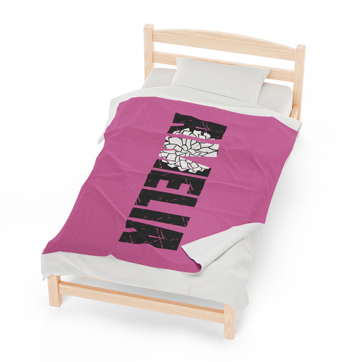 Cheer Plush Blanket w/Custom Name