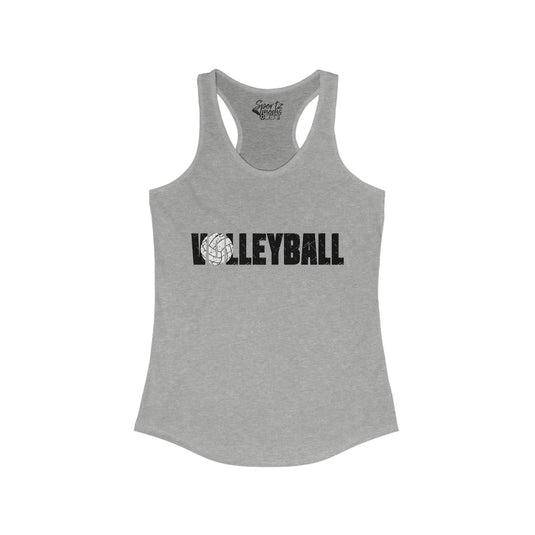 Volleyball Adult Women's Racerback Tank