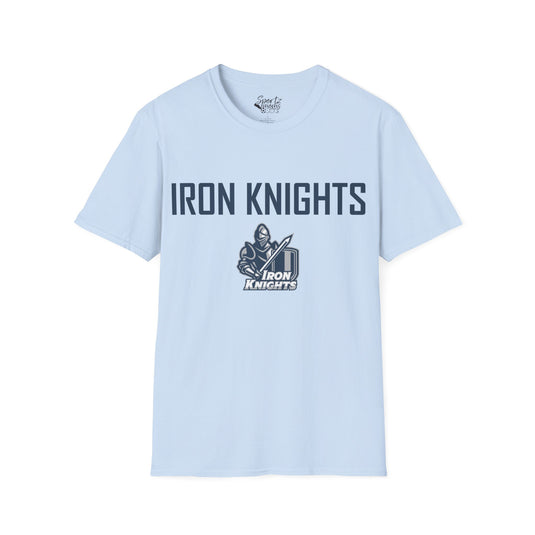 Iron Knights Basic Adult Unisex T-Shirt w/Knight Design, Name & Number on back