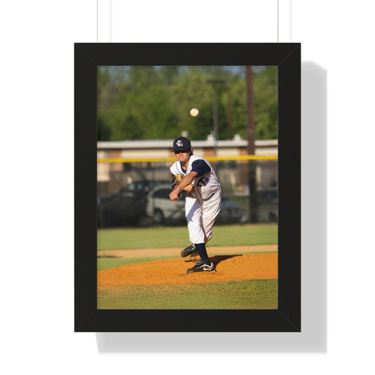 Quick Slants Photography Framed Vertical Poster