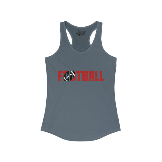 Football Adult Women's Racerback Tank