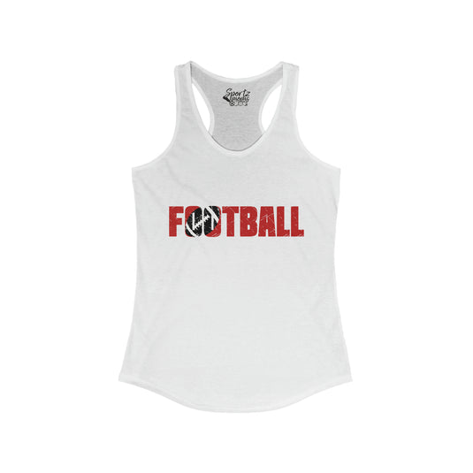 Football Adult Women's Racerback Tank