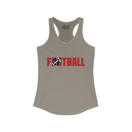 Football Adult Women's Racerback Tank